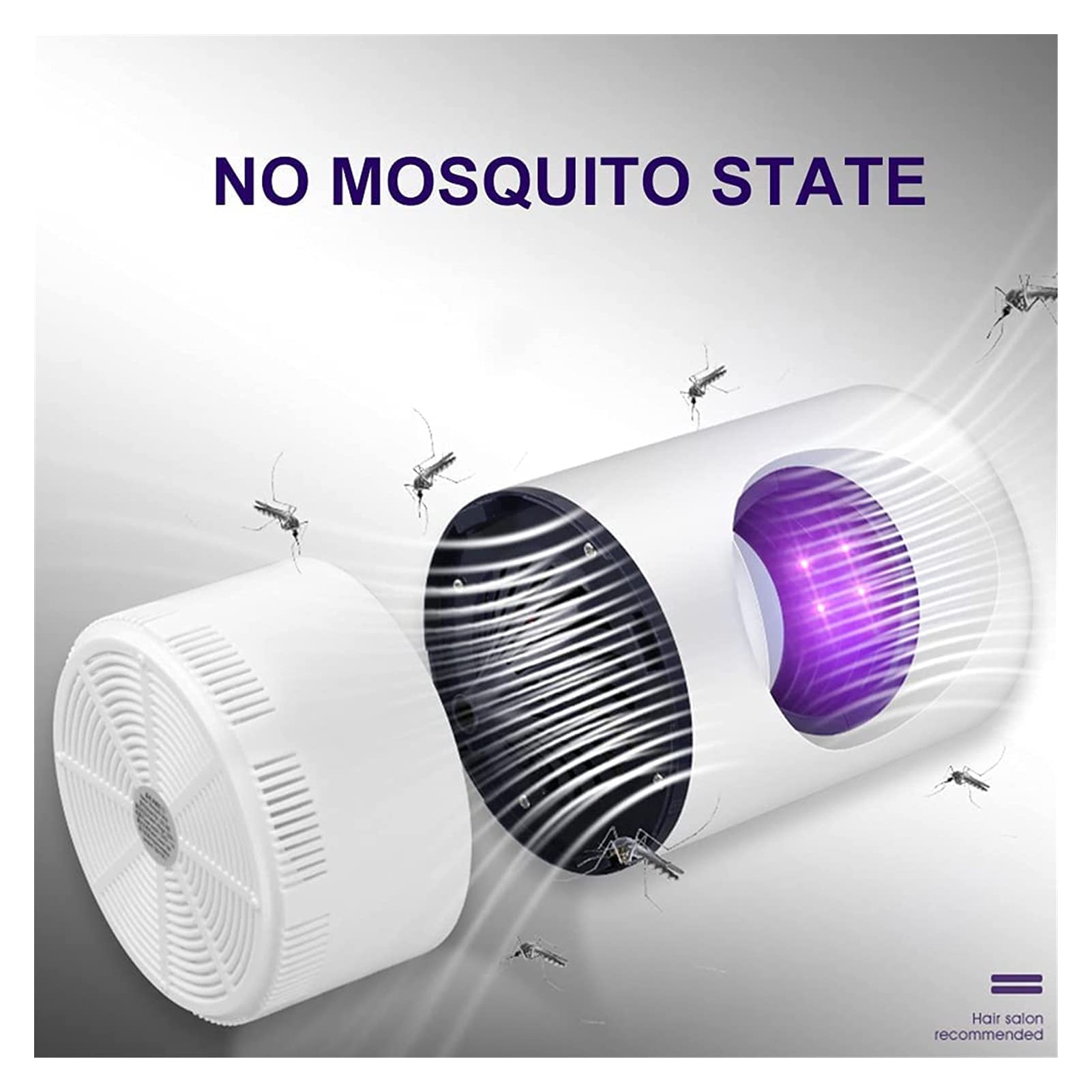 TEmkin Lámpara antimosquitos USB, luz Repelente LED eléctrica, antimosquitos, Zapper, Trampa para Insectos, luz Nocturna para el hogar, Oficina, Hotel, Restaurante, Repelente de Insectos