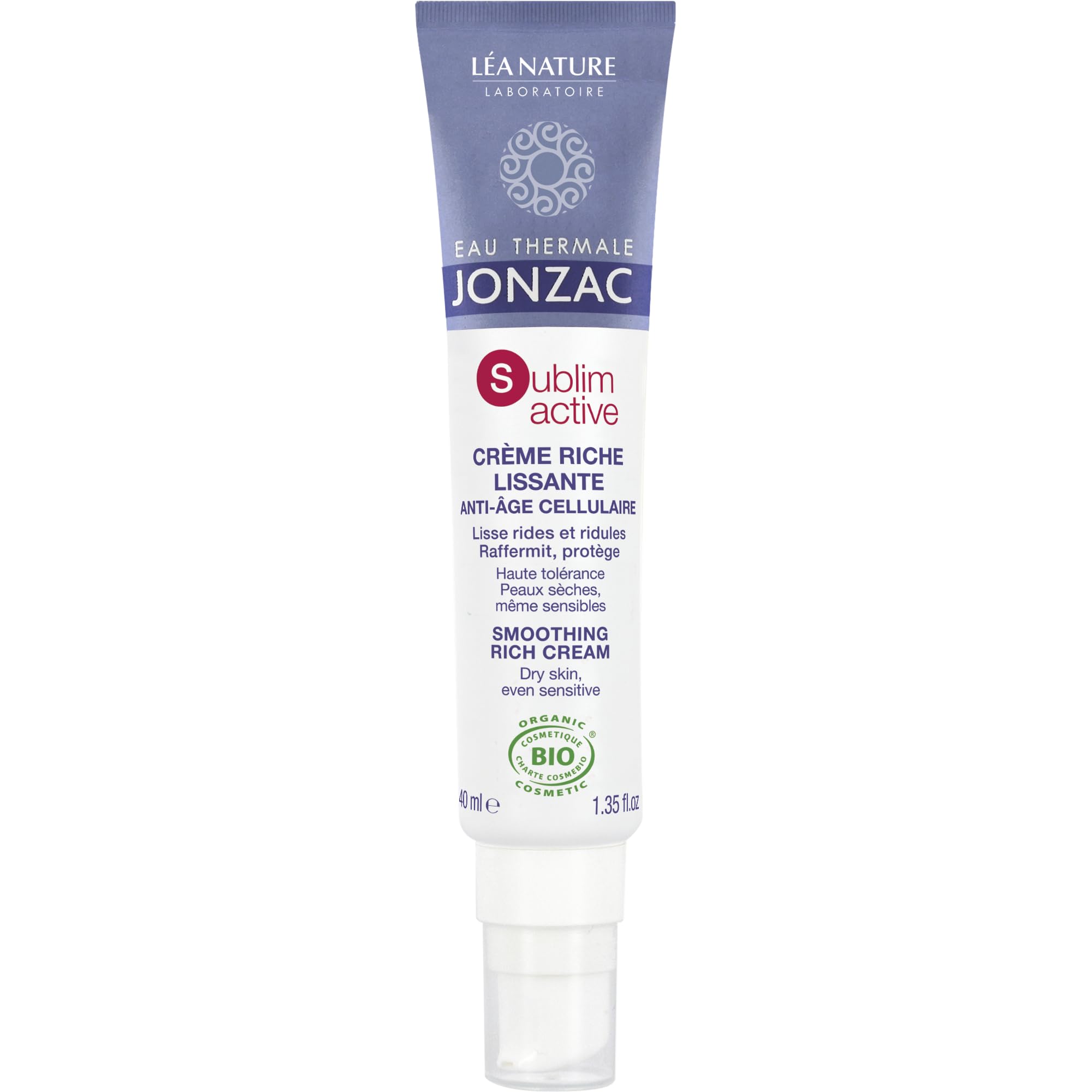 Water Thermal Jonzac®| Sublimaktywna rutyna do twarzy - Wygładzający bogaty krem (40 ml) + regenerująca pielęgnacja na noc (40 ml) | Gładkie zmarszczki i drobne linie | ujędrnia skórę | 99%