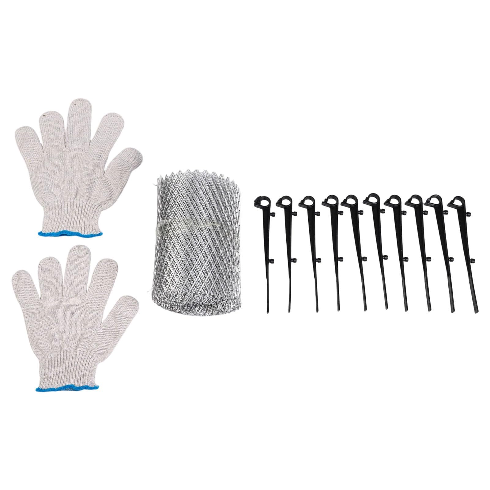 Protection de gouttière en aluminium argenté KiraKira 6 m pour une finition haut de gamme