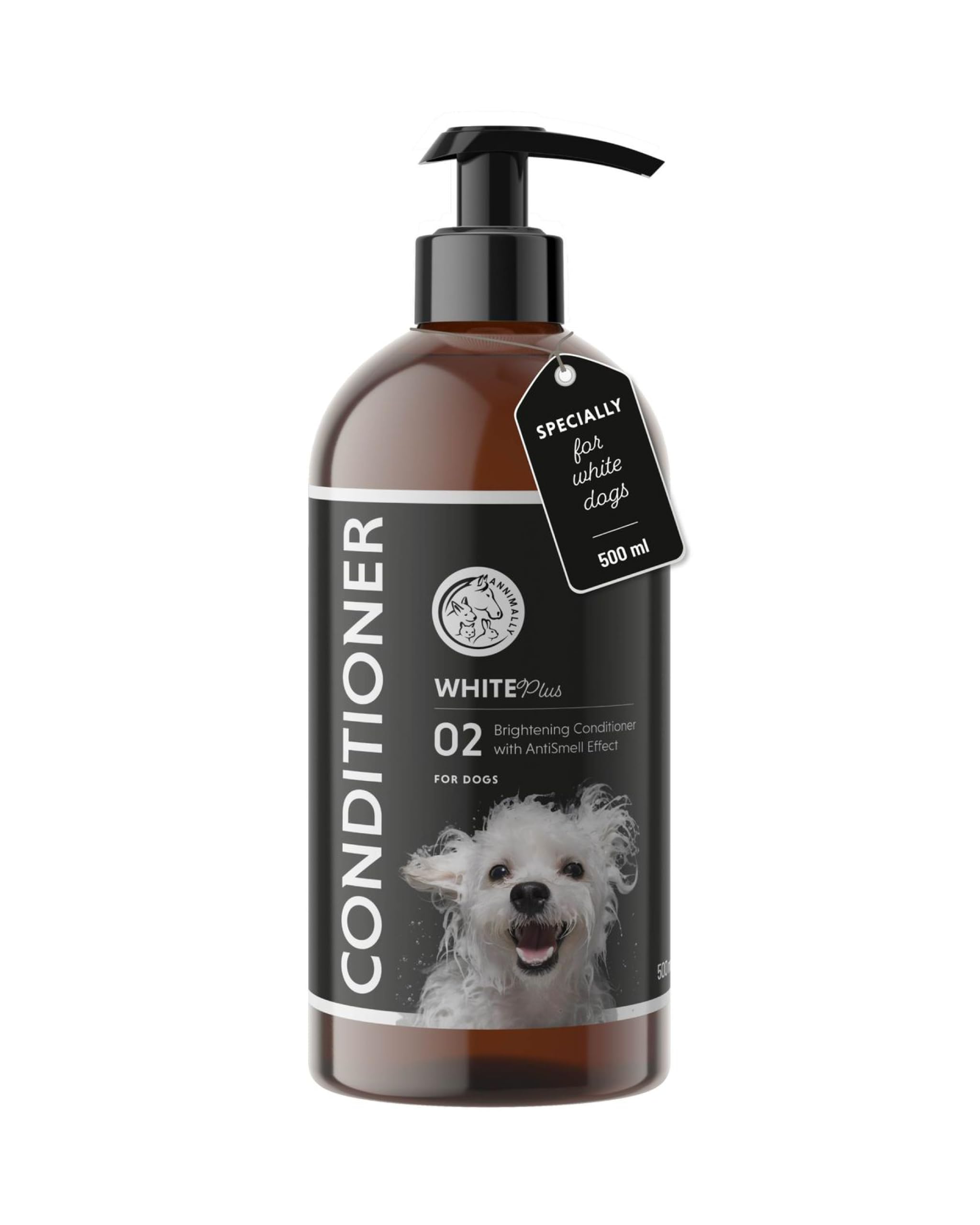 Annimally White Plus Dog Conditioner 500 ml for White Coats