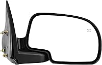 Vista 12 de YITAMOTOR Espejo de remolque del lado derecho del pasajero con calefacción eléctrica y vidrio ajustable a potencia, señal de giro de flecha LED