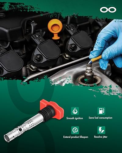 Vista 2029 de SCITOO 1 bobinas de encendido con 4 bujías de iridio para Chevrolet 2011-2015 Cruze 1.4L 2016 Cruze Limited 1.4L 2012-2020 Sonic 1.4L 2013-2021 Trax