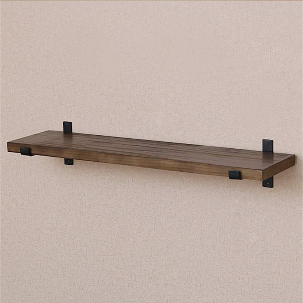 ZZXY Staffe per Mensole, 15cm Staffe Mensole Pesanti Galleggiante da Parete Scaffale, Staffe Reggimensola Supporto Mensole Industriale da Muro per Scaffali, Portante Massimo (2 Pezzi, Nero)