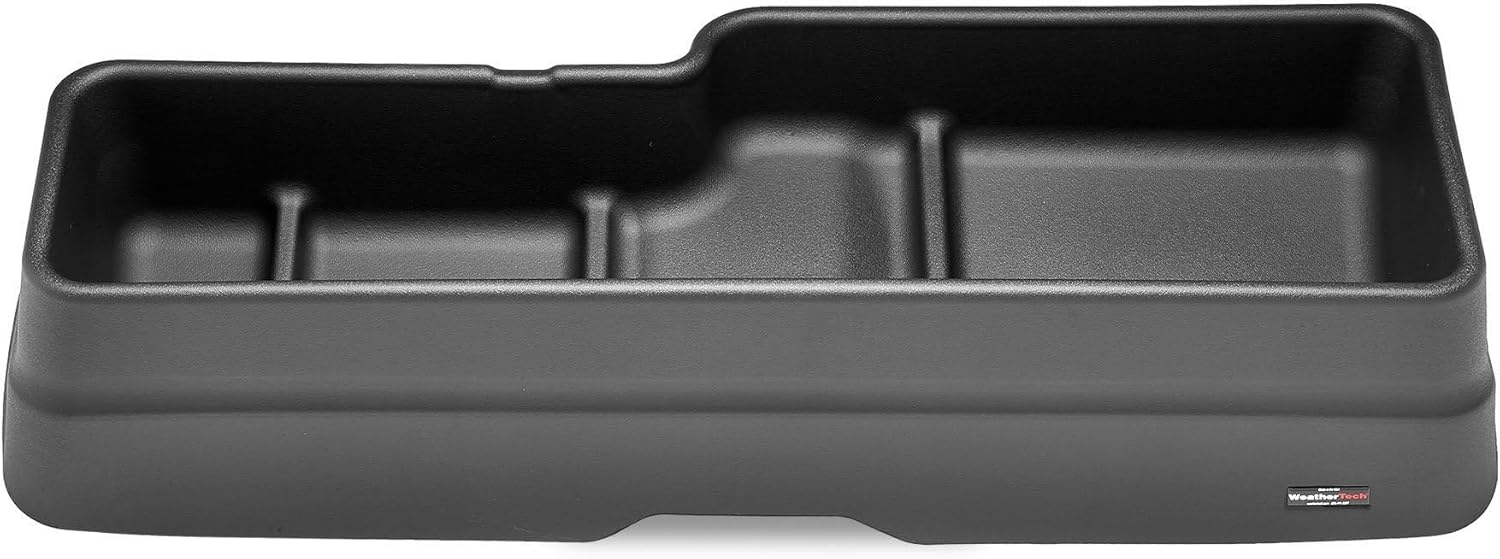WeatherTech Under Seat Storage System for GMC Sierra 1500 Limited, Sierra 1500, Silverado 1500 - (4S005), Black