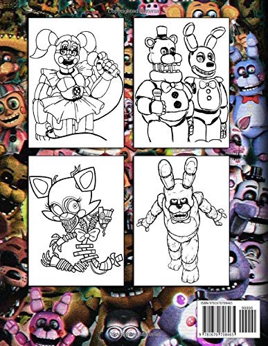 Five Nights At Freddy’s Colouring Book: 40+ Scary and Fun Colouring