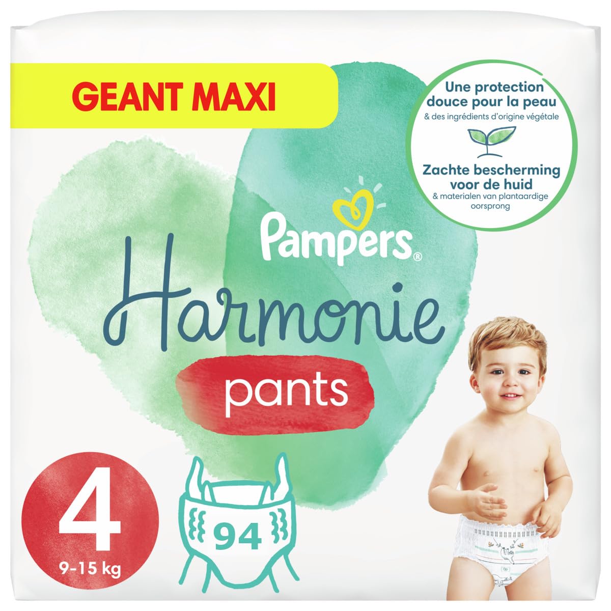 Pampers PAMPERS HARMONIA PANTY ROZMIAR 4 94 WARSTWY
