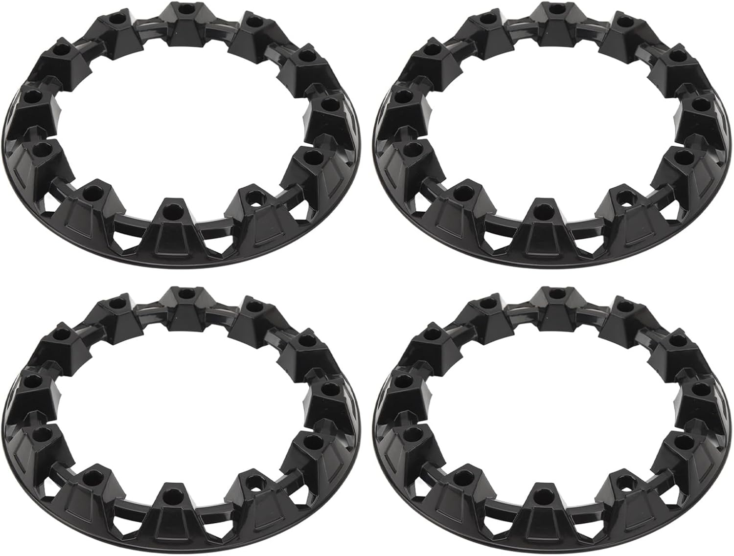 Wheel Hub Trim Cover Hubcaps Tire Rim Universal ATV Kart Accessories (25.4cm / 10inch)