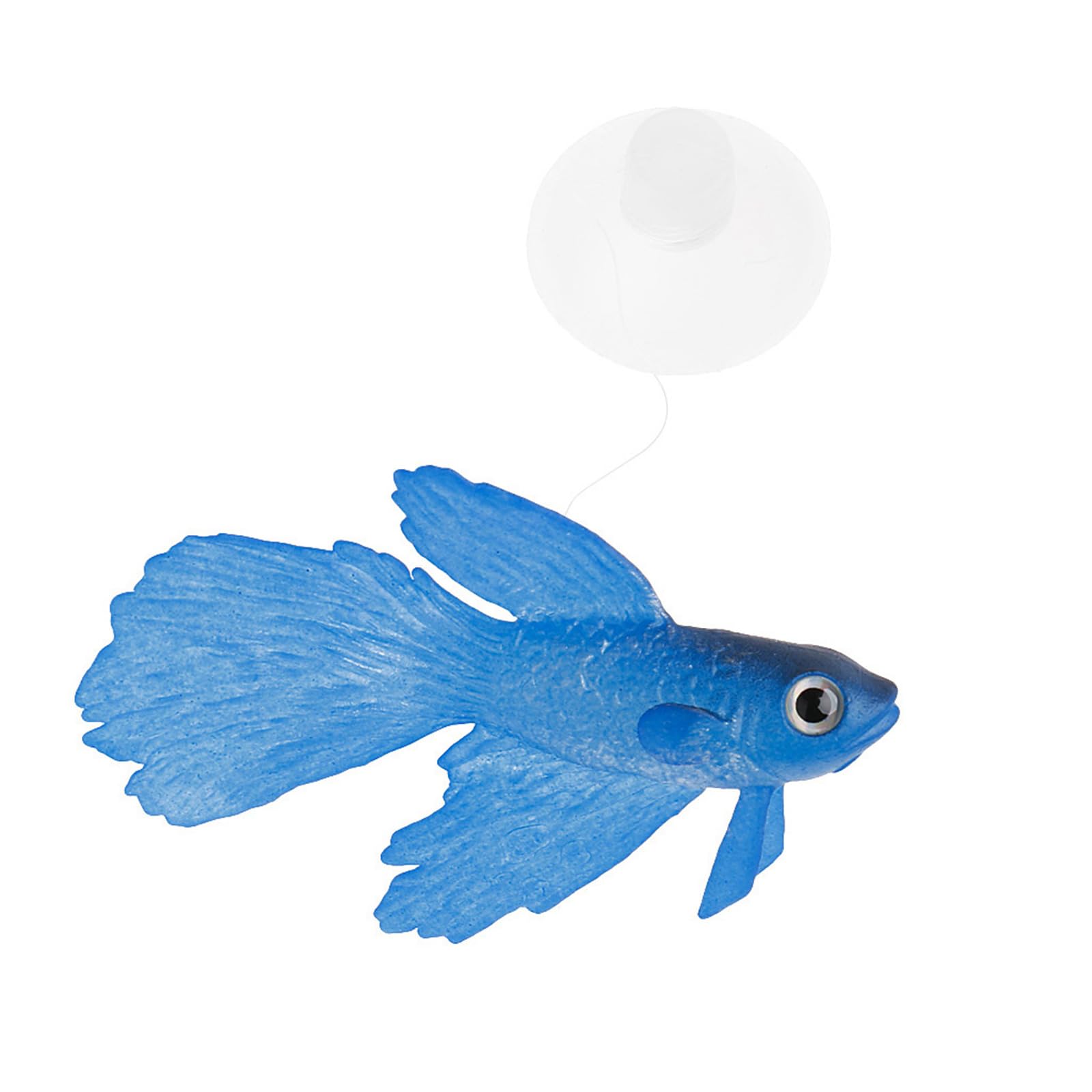 NEWFT Artificial Aquarium Fish Decorations Silicone Moving Floating Realistic Fake Fish for Ornaments