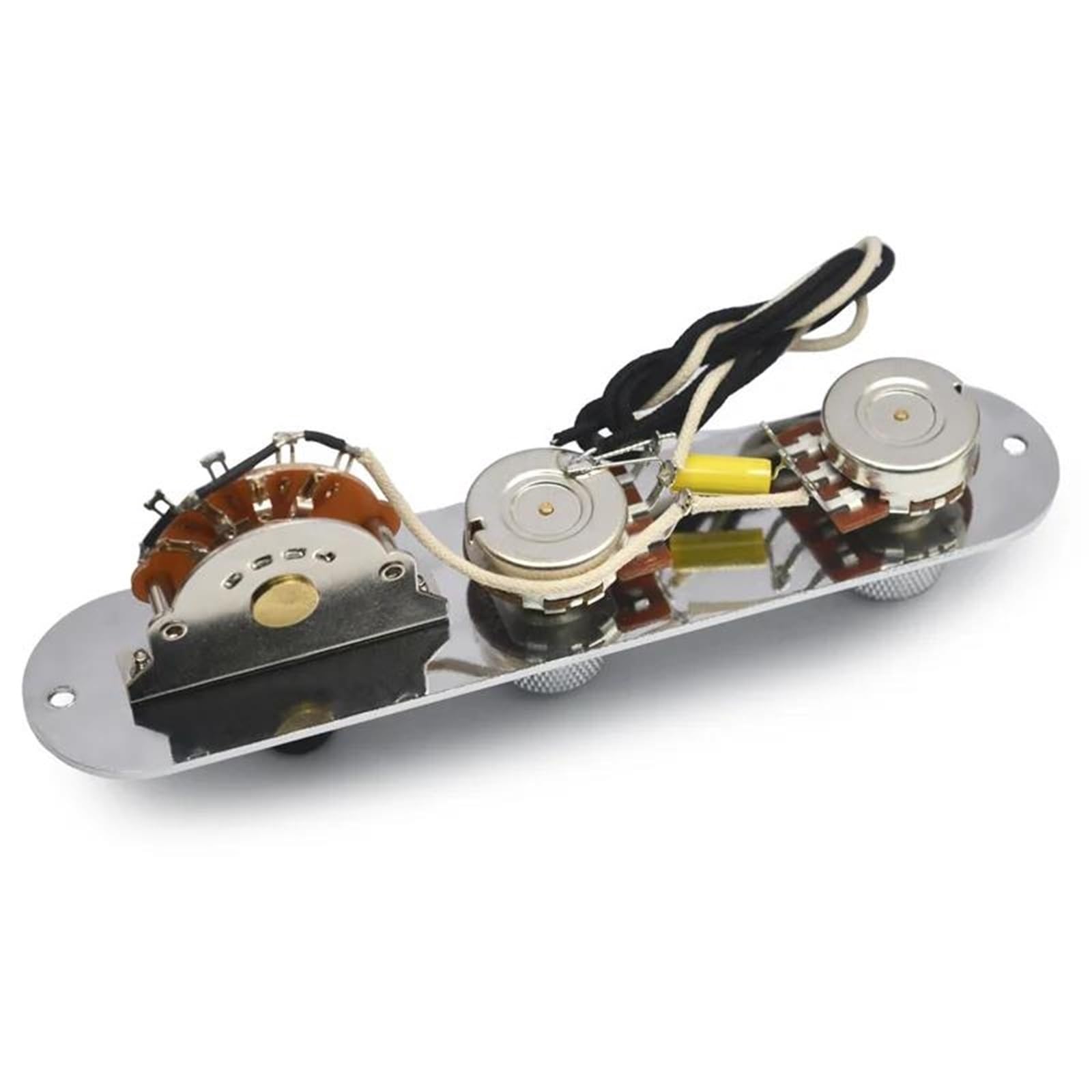 Arnés De Guitarra Potenciómetros De Eje De Latón De 500 K Placa De Control Precableada Vintage Arnés Para Guitarra Eléctrica TL