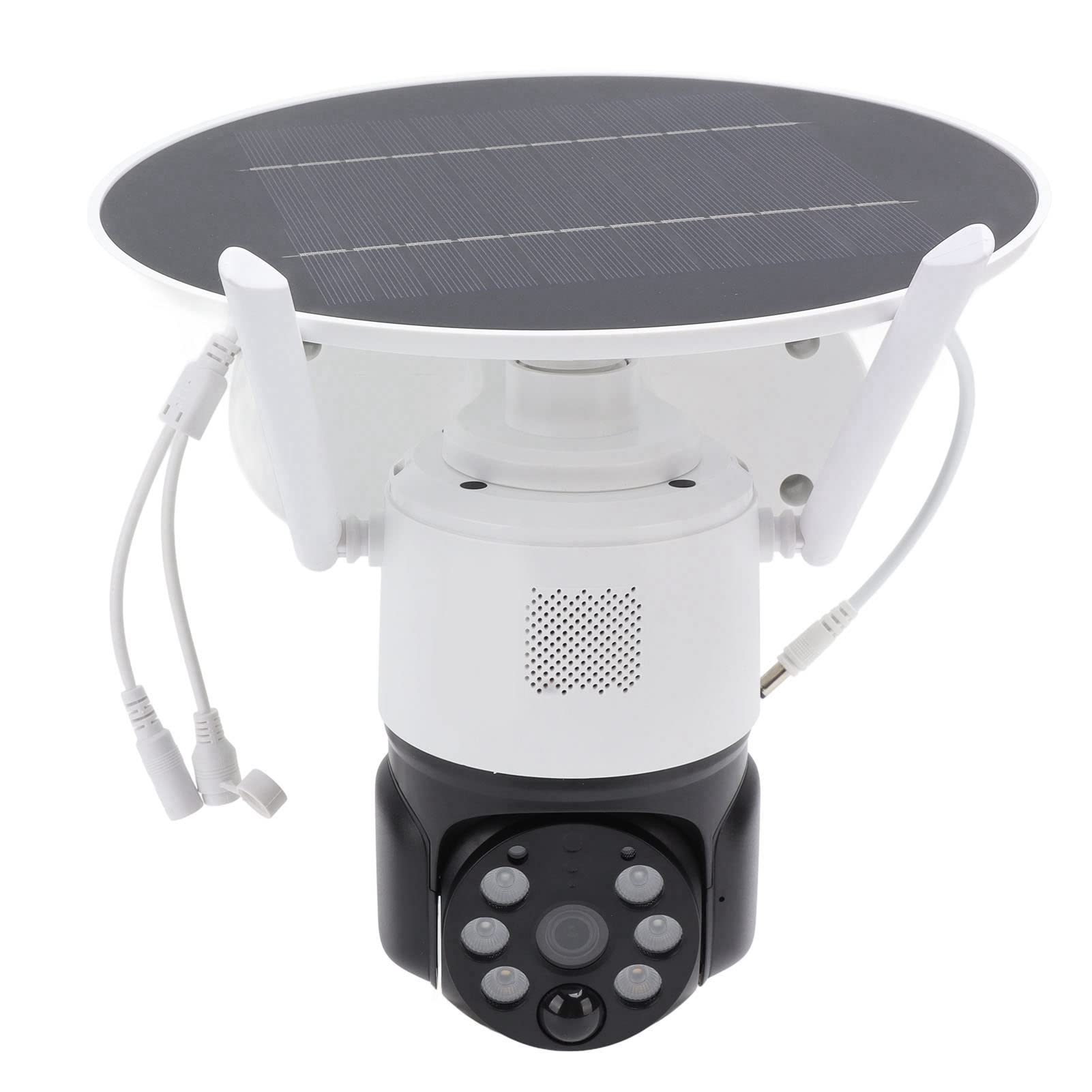 ASHATA Telecamera di Sicurezza Solare, Wireless 4G per Esterni con Visione