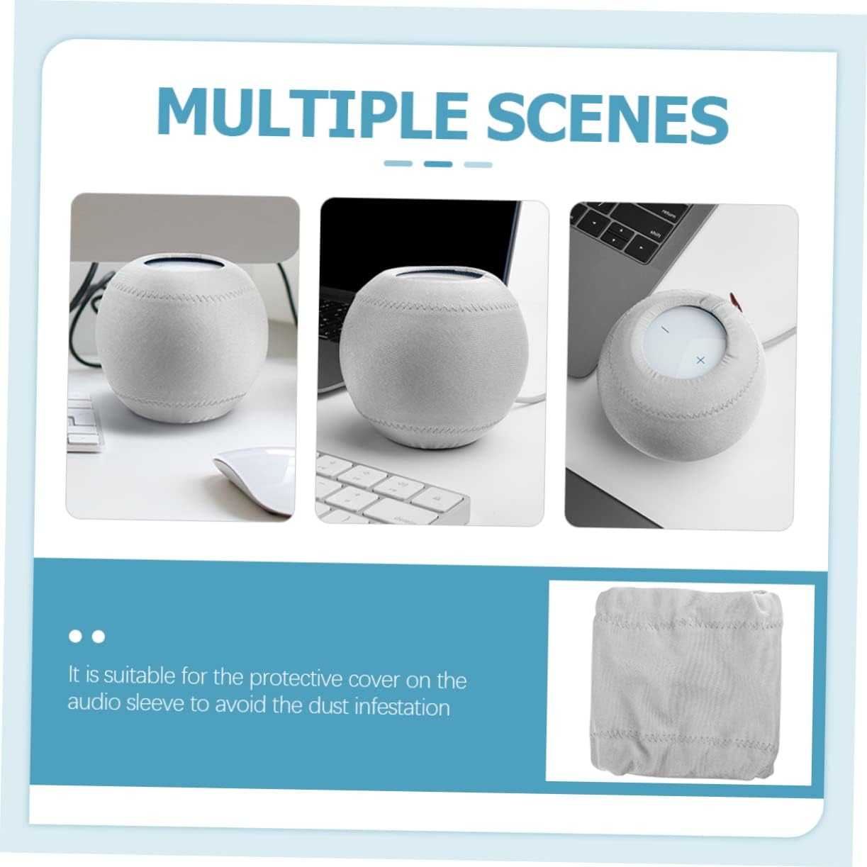 Elegant Mini Speaker Dust Cover Ultra-Thin Speaker Cover Case Speaker Cover for Mini Outdoor Speaker Covers
