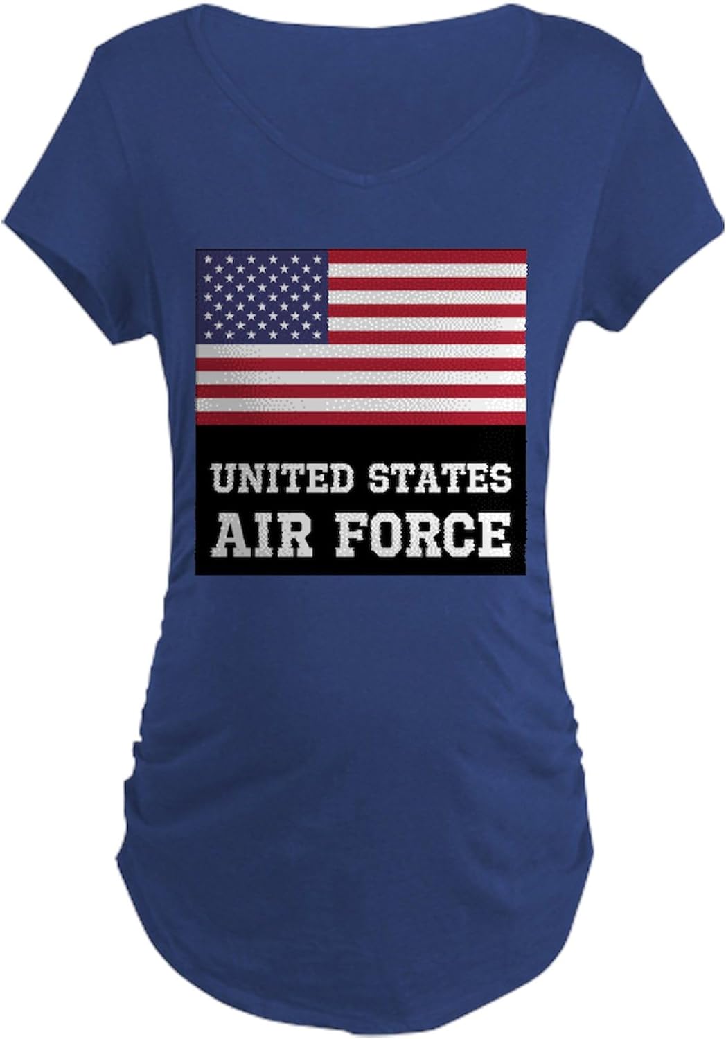 CafePress United States Air Force Maternity T Shirt Women's Maternity Ruched Side T-Shirt