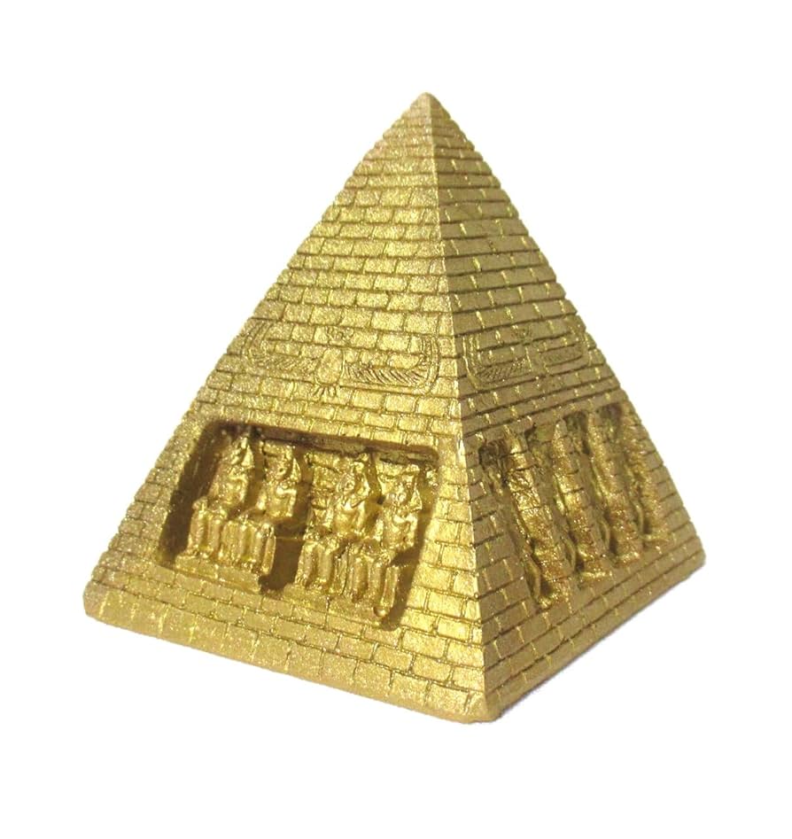 値下げします　エジプト　彫刻が美しい大きなピラミッド　3点セット 置物 値下げします エジプト 彫刻が美しい大きなピラミッド 3点セット