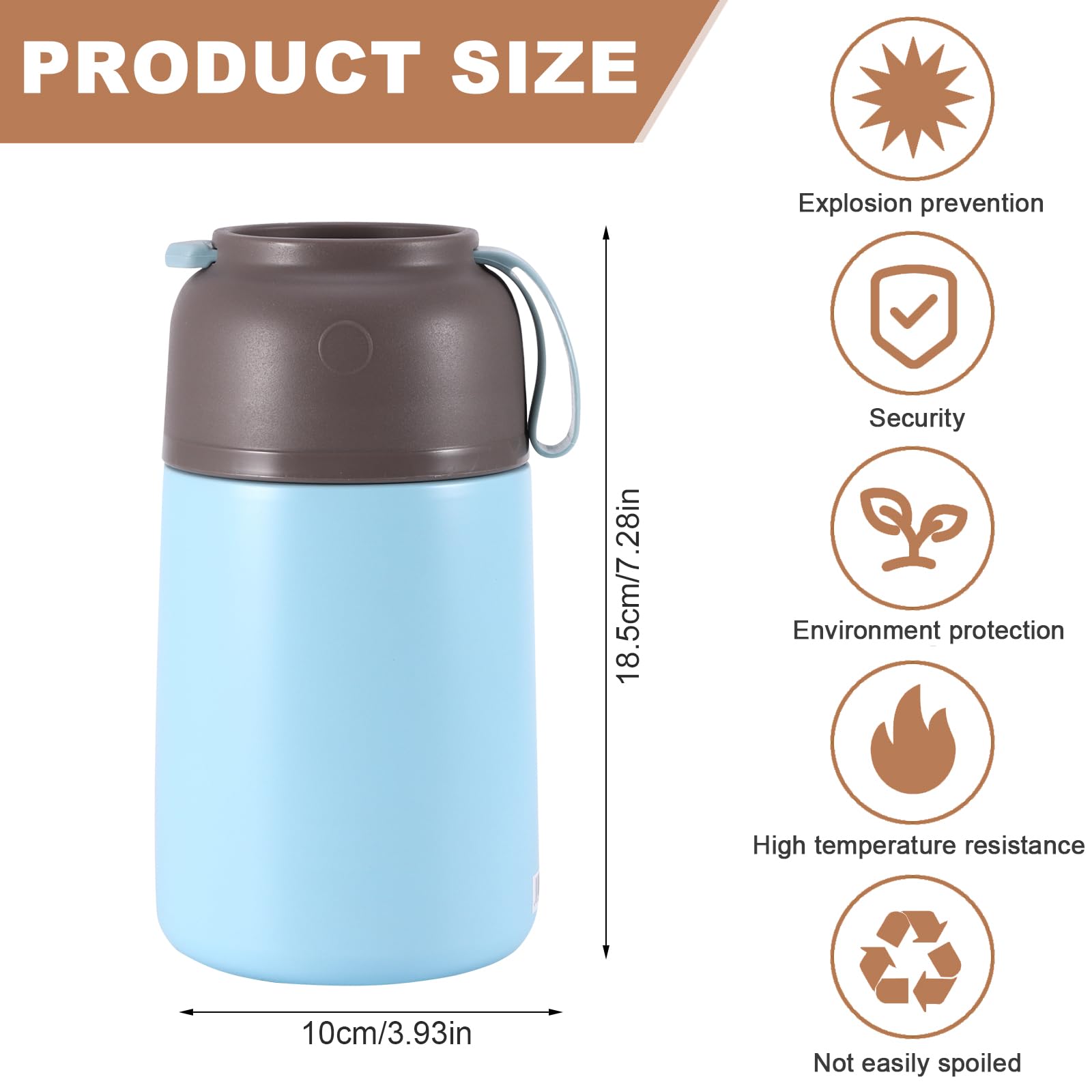 OurLeeme Contenitori per alimenti in acciaio inox con coperchi