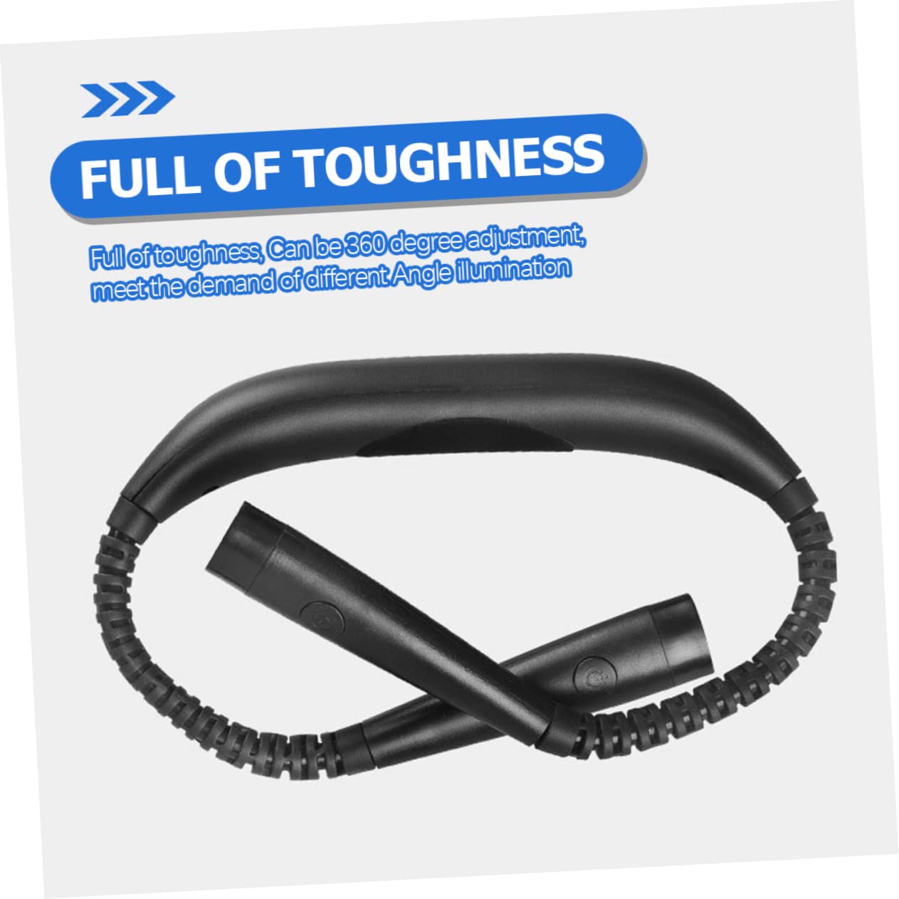 VILLCASE Neck Reading Light Flexible Rechargeable LED Book Light for Bed Lightweight Neck Lamp for Reading Crafting Camping Travel Activities