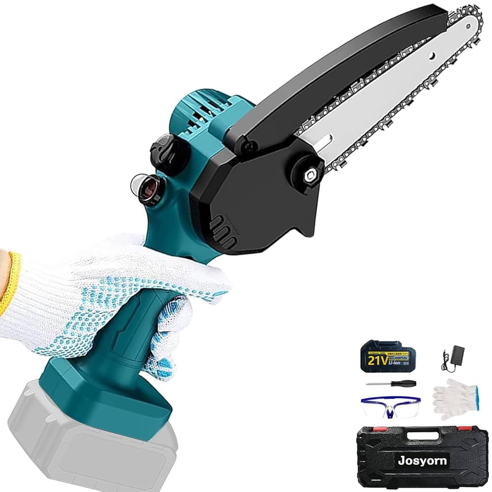 【再入荷】チェーンソー 充電式 電動　21V 小型 ミニ　マキタ Amazon.co.jp: 最新型 チェーンソー 充電式 電動チェーンソー
