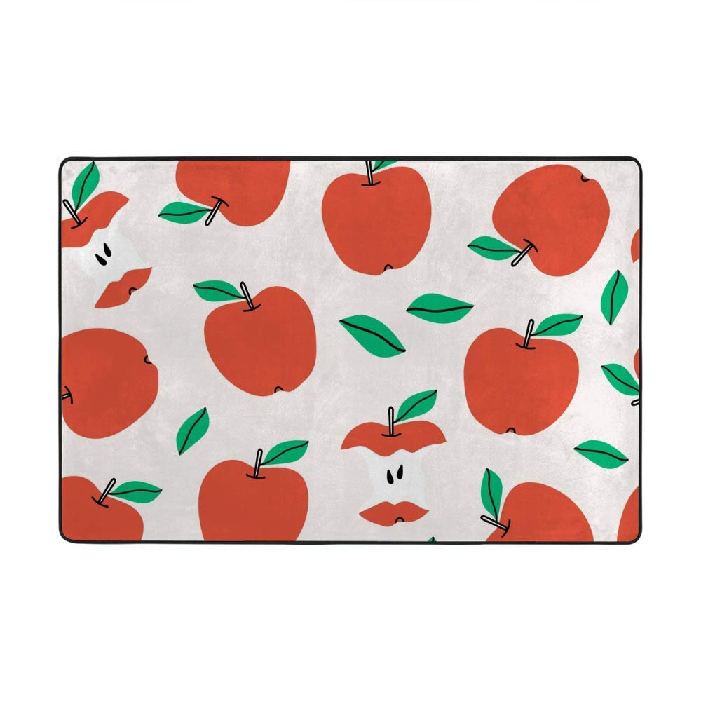 Tapis en velours rouge corail épais et qualitatif CHEHONG