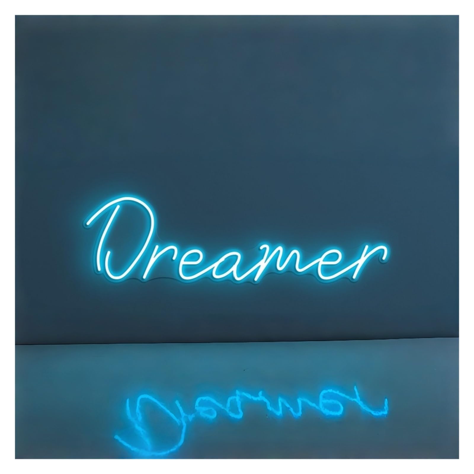 Décor Mural Lumière Enseigne Lumineuse Néon Dreamer Faite Main, Idéale Pour La Décoration Murale De Bureau, Luminosité Réglable, 47cm