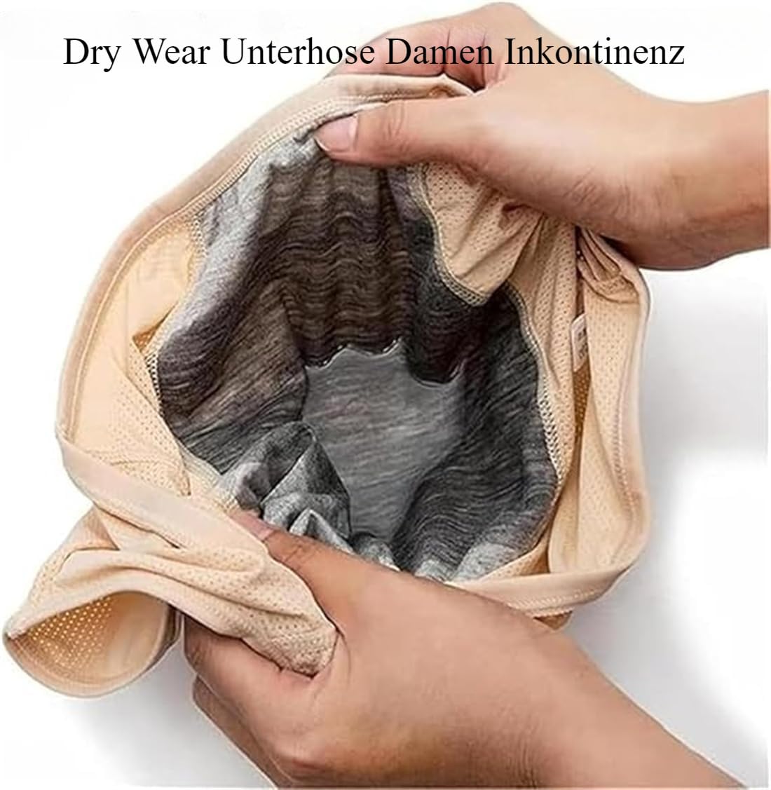 Drywear, Drywear Auslaufsichere Unterwäsche Damen, Dry Wear Inkontinenzhose Damen für Frauen Über 60 Waschbare, Wiederverwendbare für Alltag & Nacht (8er-Set,XXL)