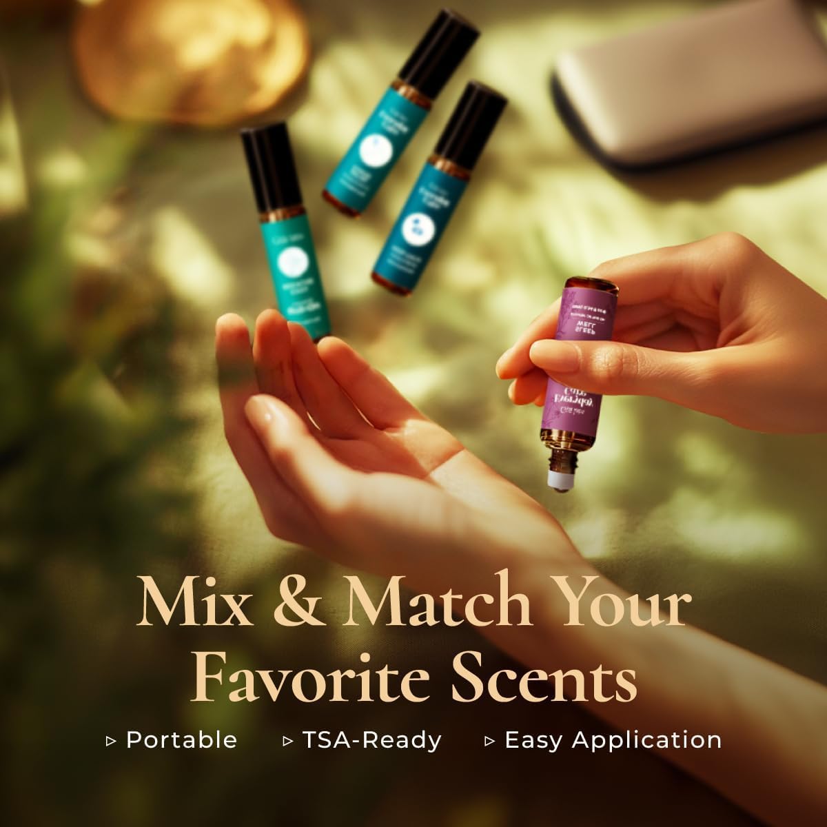 Gya Labs Peaceful Roll on Essential Oils Set - 0.34 Fl Oz Each - Essential Oil Set Relaxation Womens Gifts for Christmas - Blends for Calm, Aromatherapy Stocking Stuffers, Relaxing Gifts for Women - Image 5