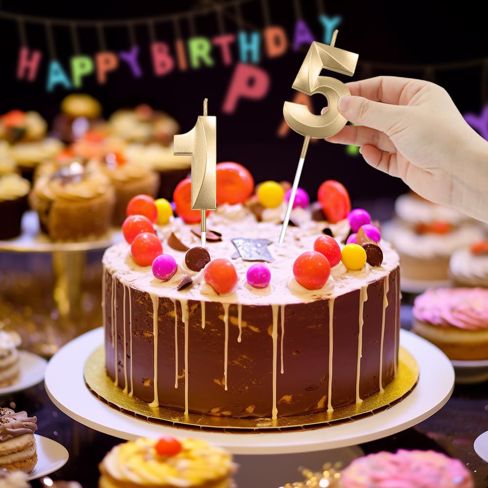 Amazon.co.jp: 15歳の誕生日キャンドル 数字の誕生日キャンドル