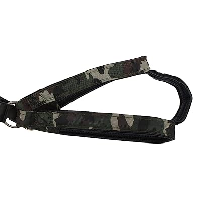 PoochBox Military Print Padding Harness Set for Maxi and Large Breed (1 Inch)