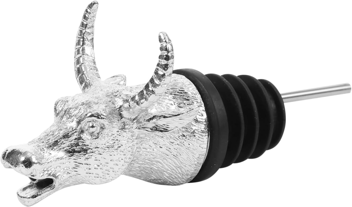 MAGICLULU 1Pc Creative Animal Head Wine Pourer Spout Stopper Elegant Design for Effortless Aeration Fun Wine Accessory for Parties and Everyday Use