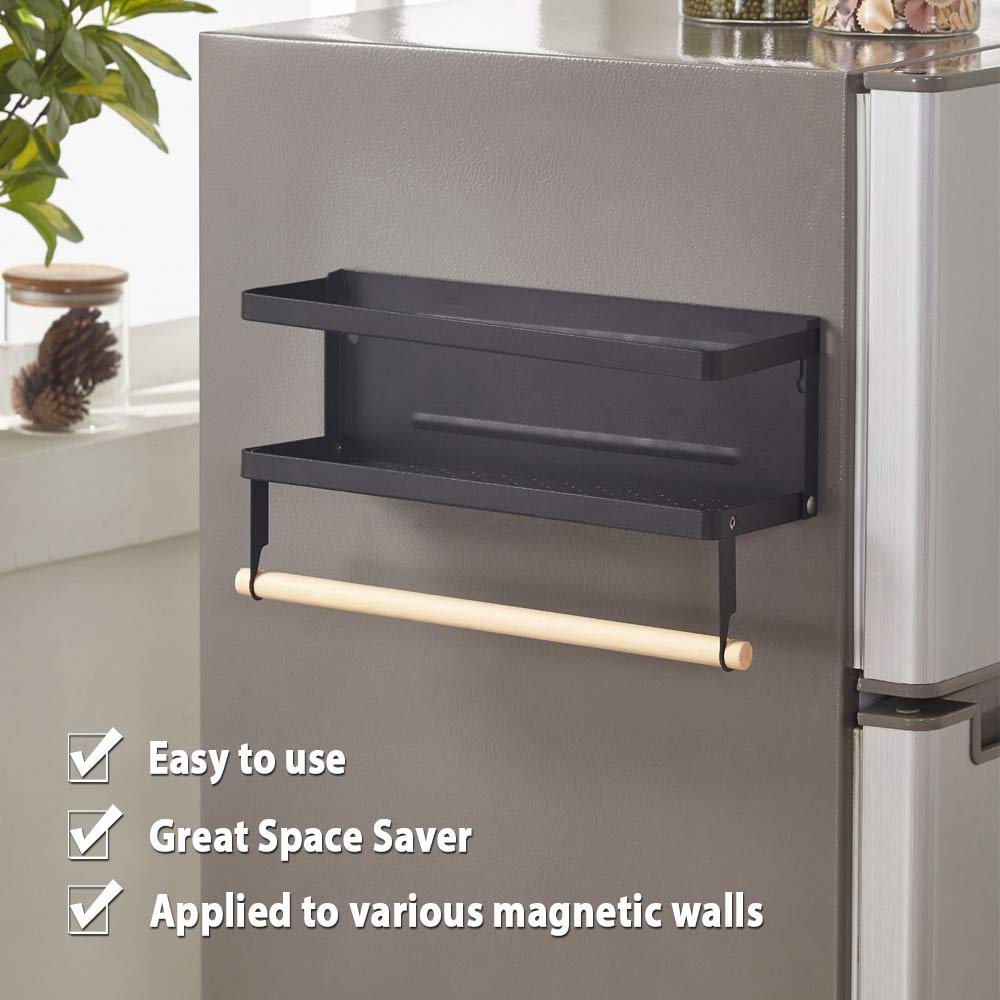 Amazon｜ddLUCK スパイスラック 冷蔵庫 キッチンペーパー