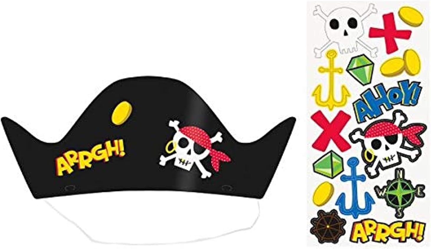 Unique Pirate Paper Party Hats