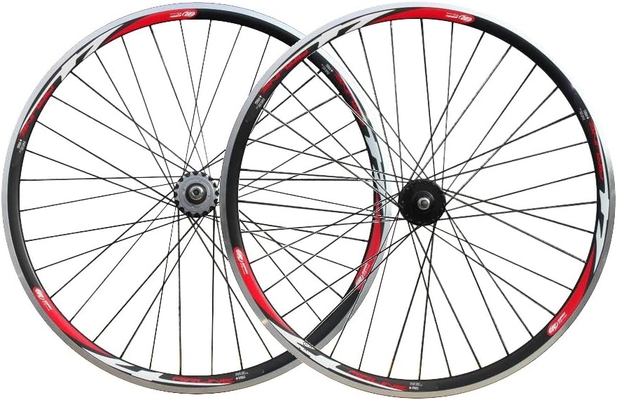 RODI Airline 4 JOYTECH Fixie Road Fixed Gear Single Speed Wheels, Flip Flop Hubs (Black)