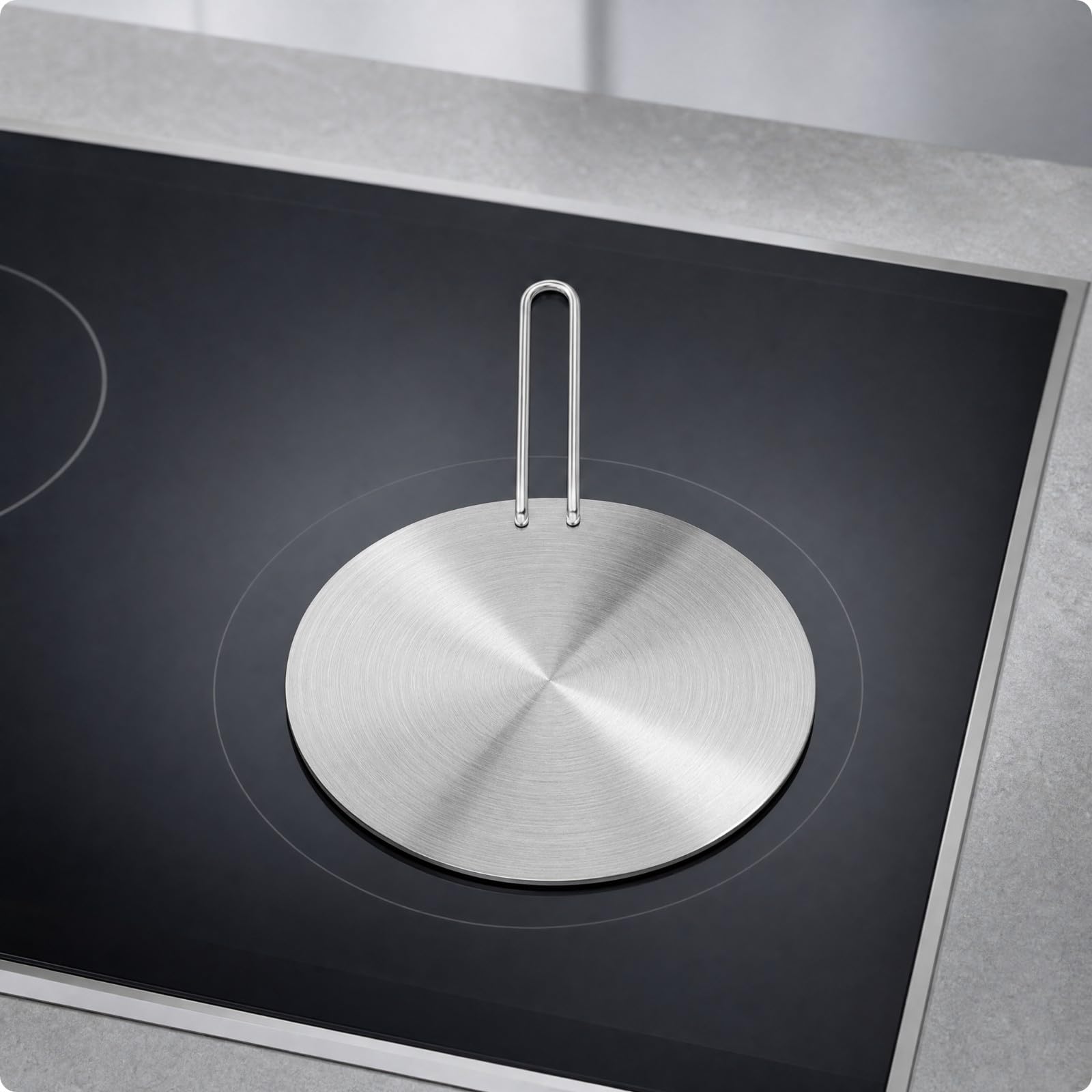 Placa Difusora Acero Inoxidable Resistente Difusor Térmico Acero Inoxidable Versátil para Cocina a Gas, 20 CM