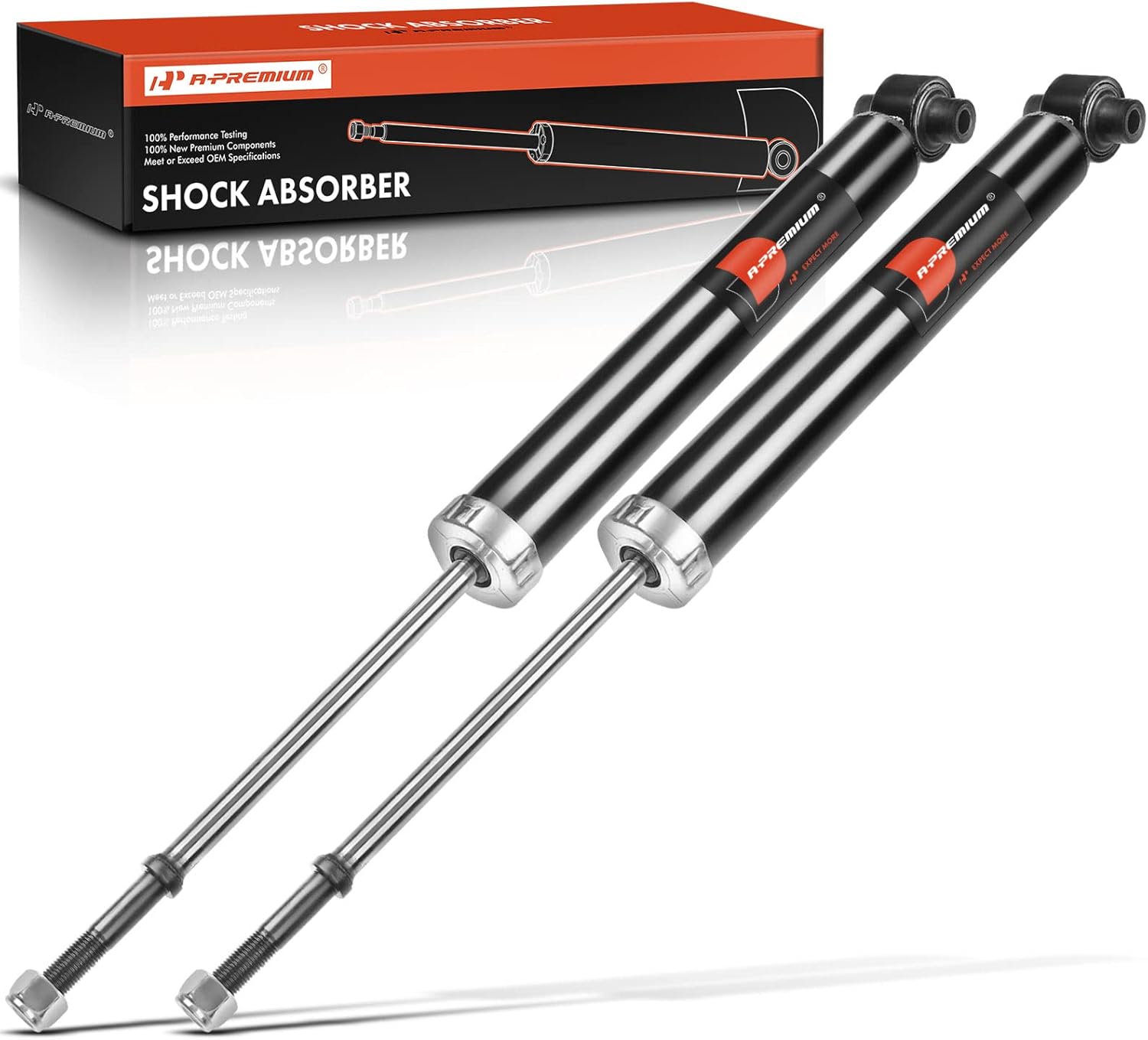 A-Premium Rear Pair (2) Shock Absorber Compatible with Scion tC 2011 2012 2013 2014 2015 2016, Driver and Passenger Side