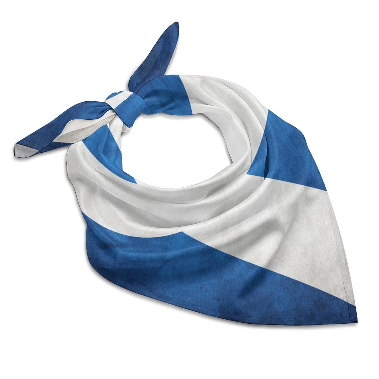 CZZYH Light Square Hair Scarf, Scottish Flag Bandanas for Women And Men