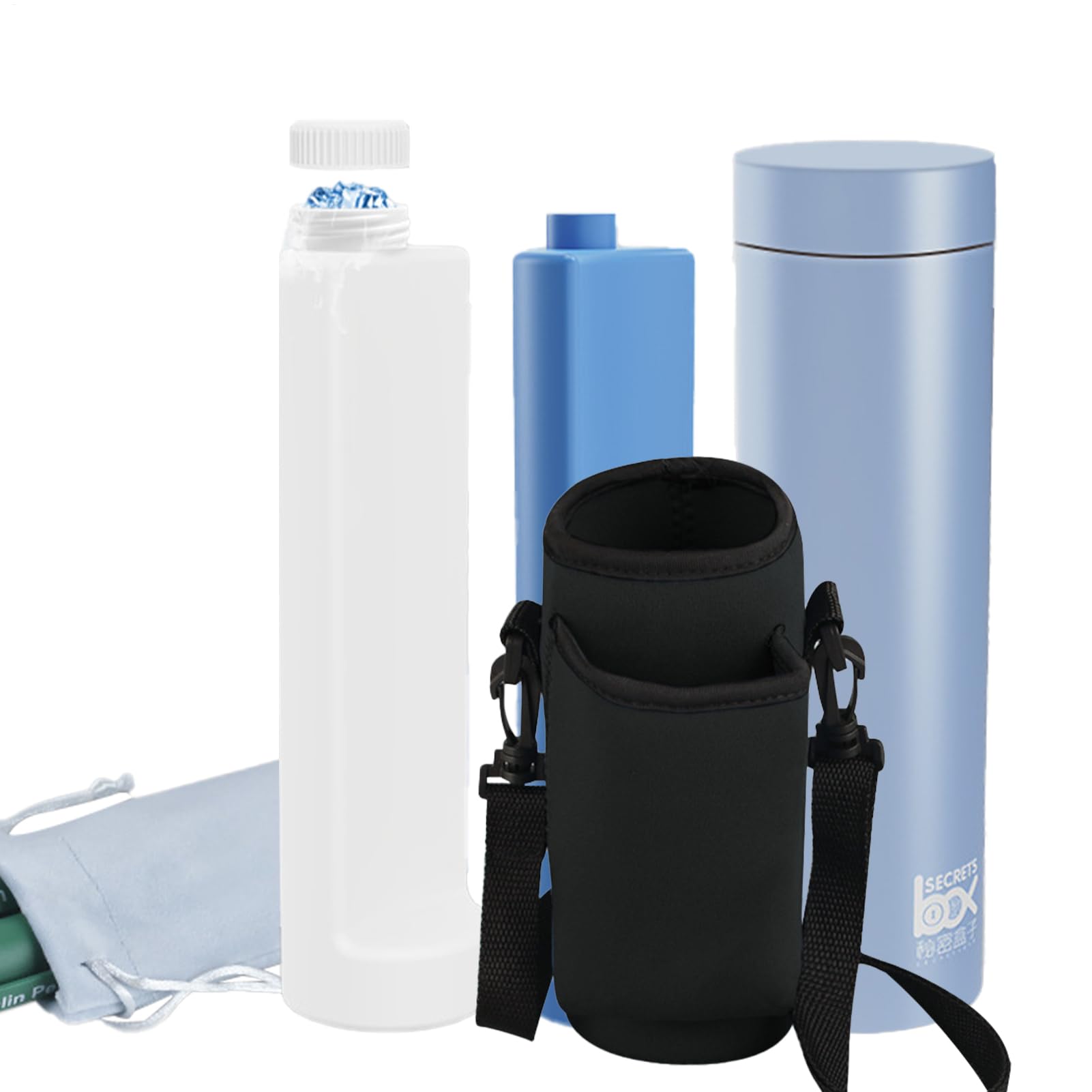 Stiftkühler Reiseetui – Medizin-Kühlbox | Reise-Medizin-Organizer, Reiseetui für lange Reisen, Pflege, Cooler Stil, Refer to description, Uni