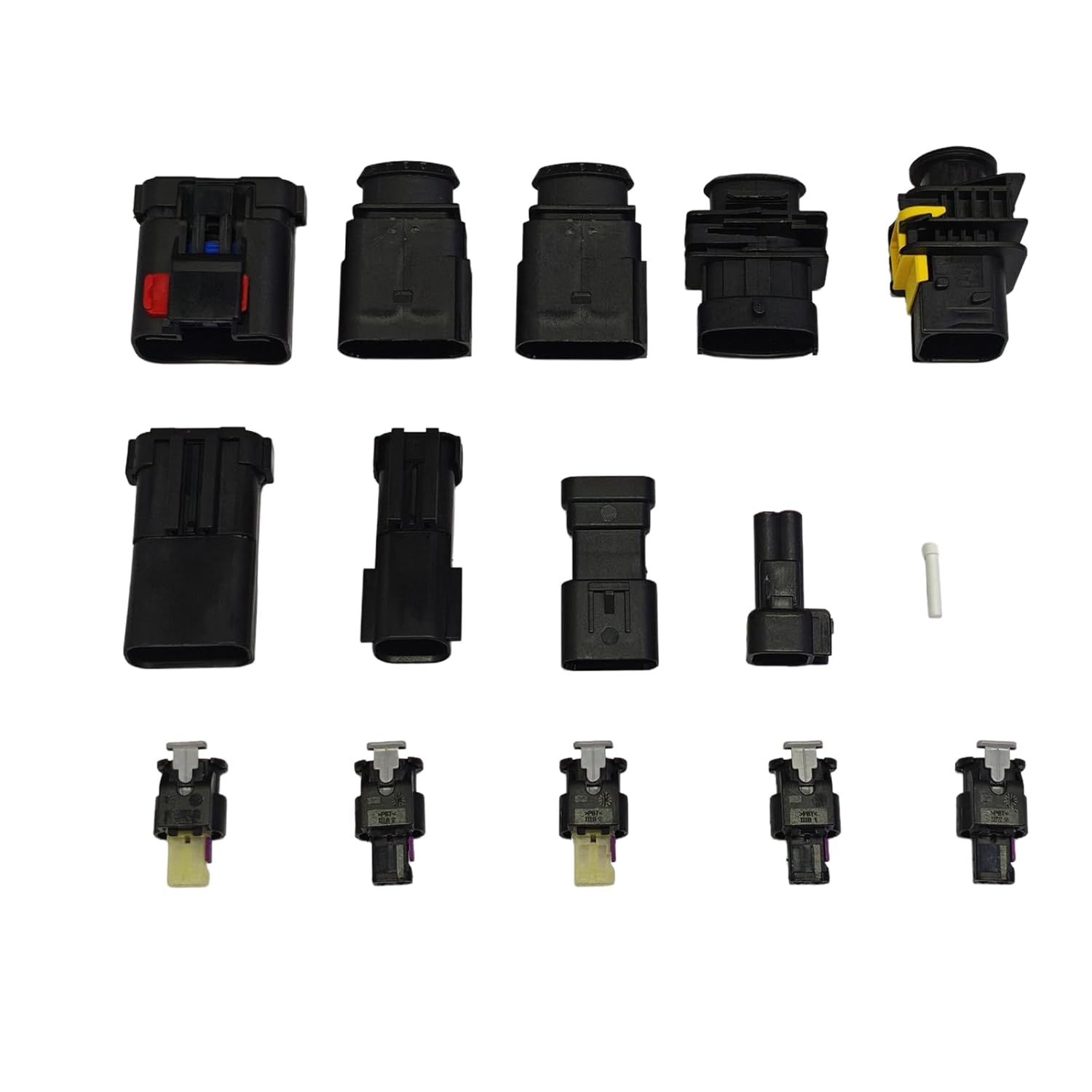 Electrical Tuner Harness Plug Kit Connector Replacement Kit for Dodge Cummins 6.7L 2019-2024（15PCS）