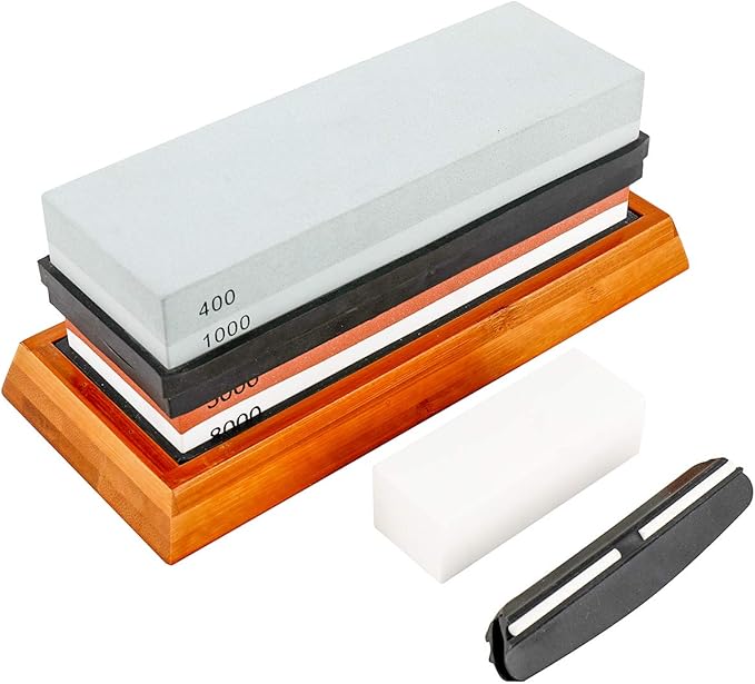 Homtone Diamond Sharpening Stones, Whetstones for Sharpening Knives