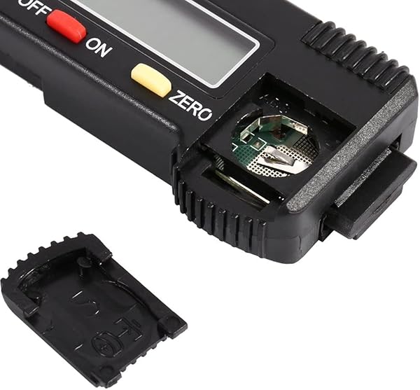 Tyre Tread Depth Gauge - 0-25.4mm/1Inch Portable Tread Depth Checker Tyre Depth Measure with LCD Display for Cars, Vans, Trucks - 5