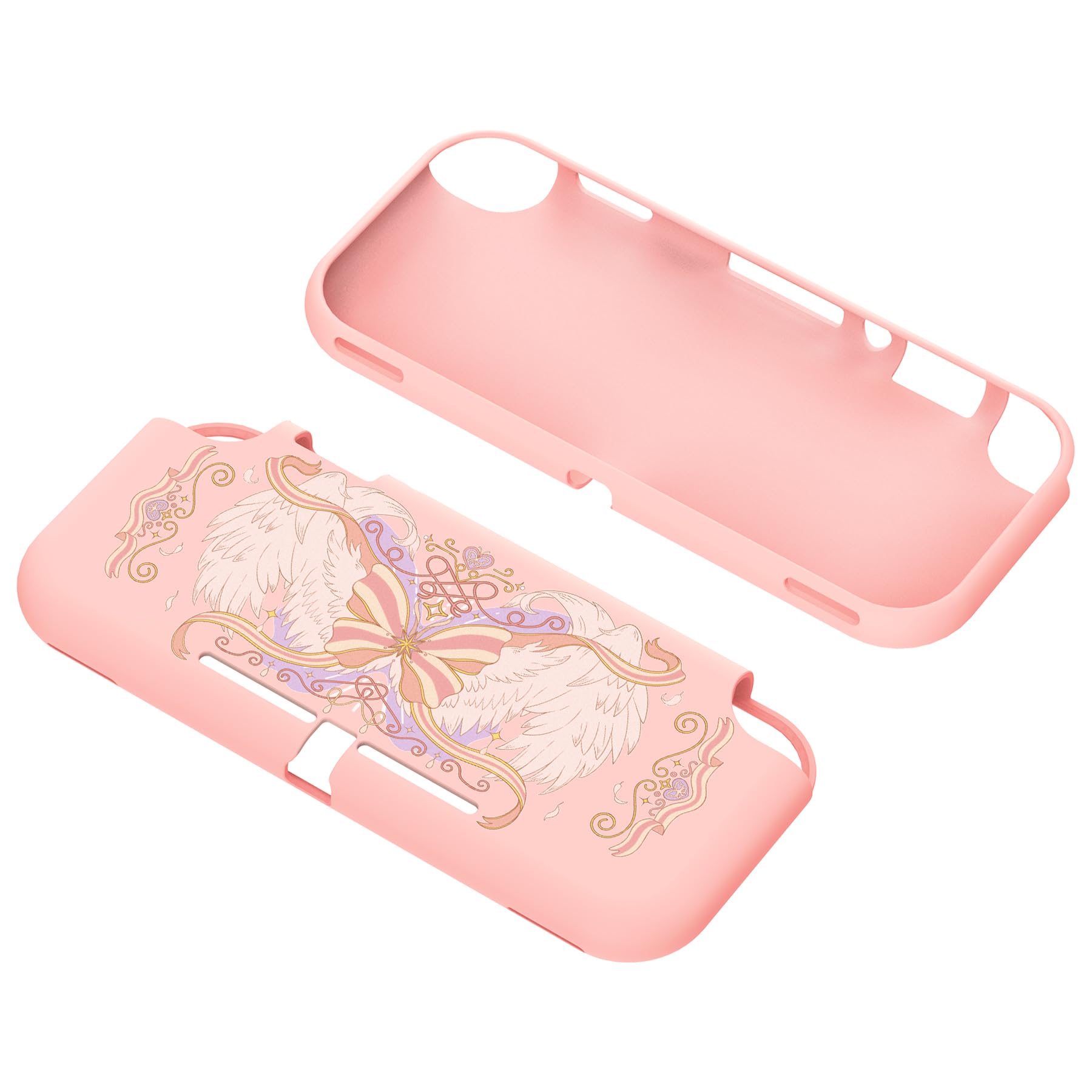 PlayVital Protective Case for Nintendo Switch Lite, Soft TPU Cover for Switch Lite Accessories - Magic Wings — view 2