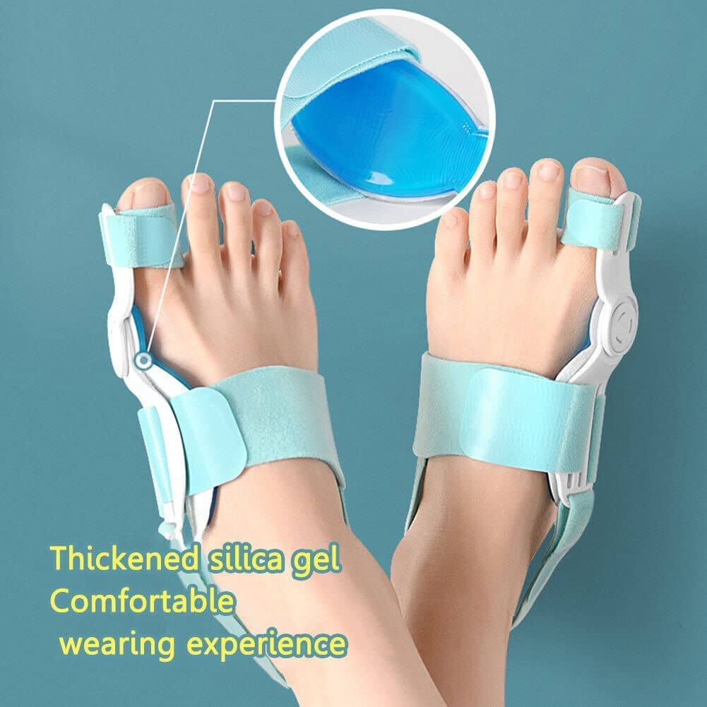 Xeerabdi Bunion Corrector for Men & Women | Orthopedic Toe Straightener with Adjustable Knob | Medical Grade Splint for Pain Relief and Foot Alignment | Fits Both Feet 2