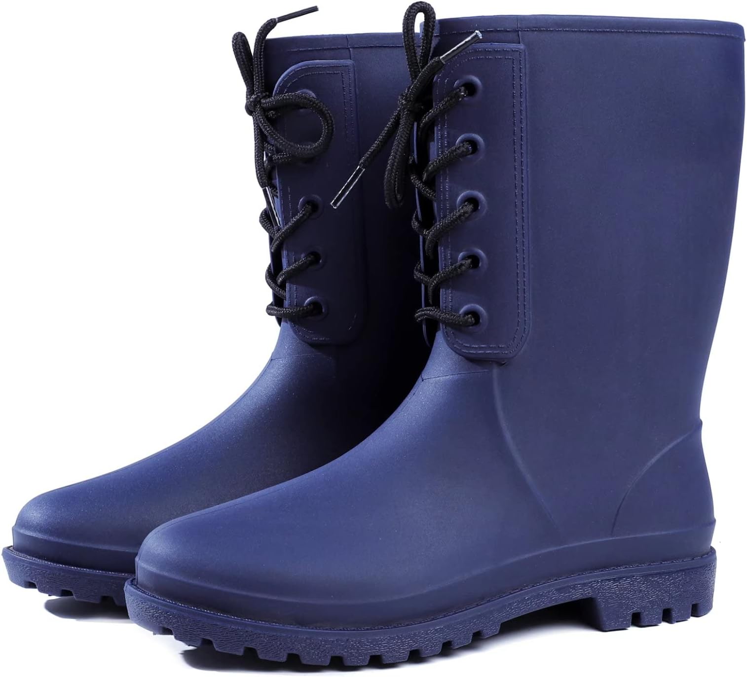GURGER Ladies Wellington Boots High Wellies Rain Boots Waterproof Rubber Boots