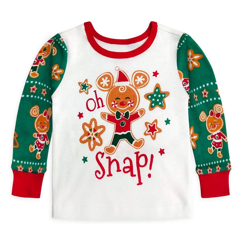 Disney Mickey and Minnie Mouse Holiday PJ PALS for Baby, Size 3-6 Months