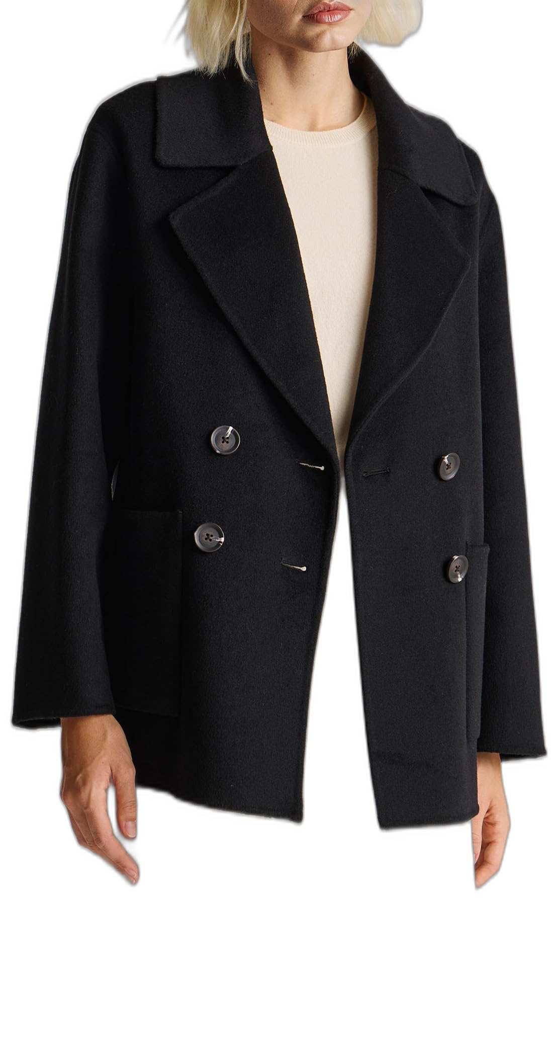 United Colors of Benetton Giaccone 28f7dn083 Abrigo Mujer