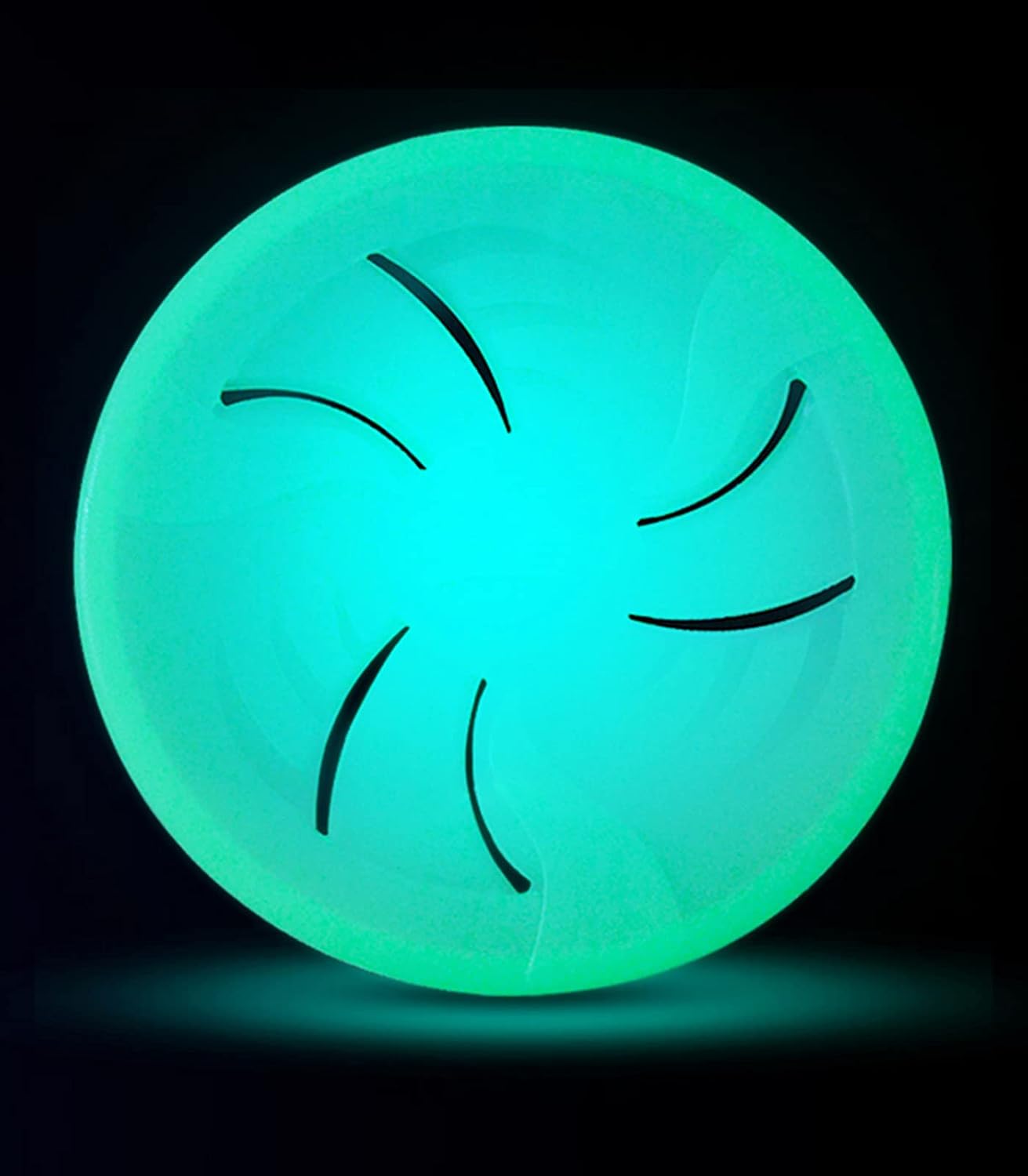 TIHOPAR Dog Flying Disc - for Medium Large Dogs - Glowing Flyer for Training – Heavy Duty Durable for Pets – Lightweight, Interactive…