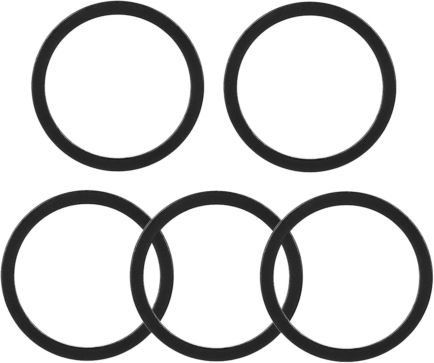 Koolsoo 5個 バイク 転車カセット ハブ スプロケット ガスケット 自転車 フライホイールハブ スペーサー 人気の定番