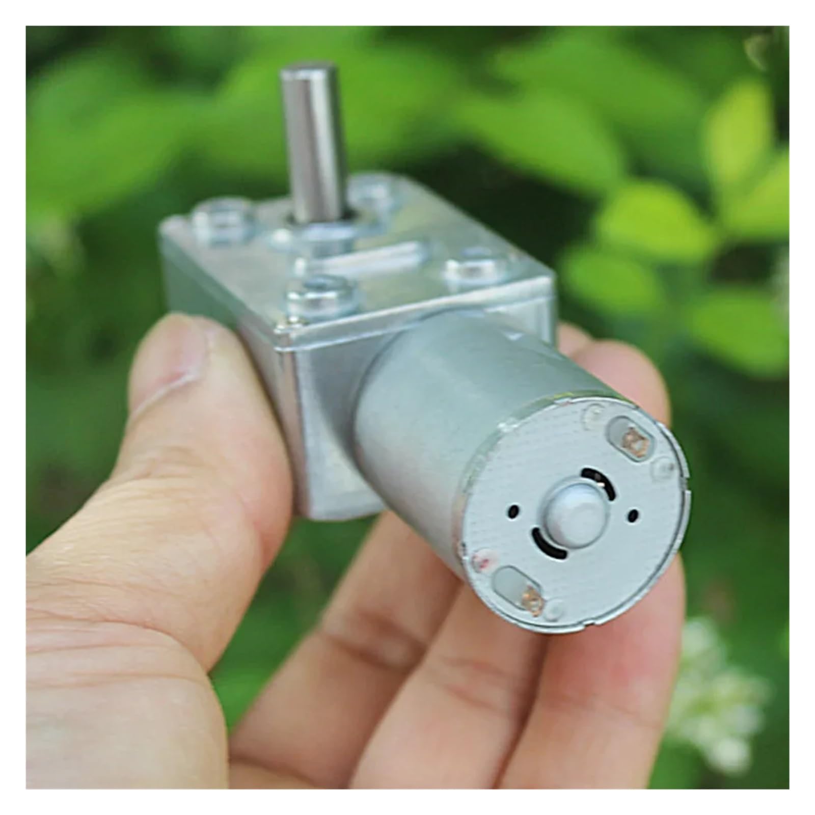 TSIOHKBS Electronic Starter 7 Font Worm Geared Electronic Starter DC 3-8V 5V 240RPM Self-Locking Slow Speed Large Torque Small Reduction