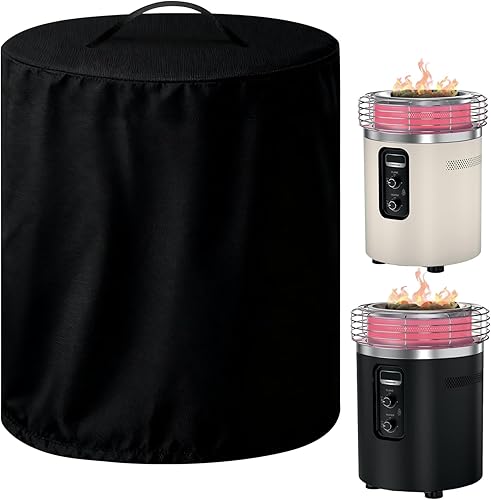 Cubierta para fogata Ninja Fireside 360, Ninja cubierta para fogata al aire libre 600d Oxford con respaldo de PVC, impermeable, a prueba de polvo y