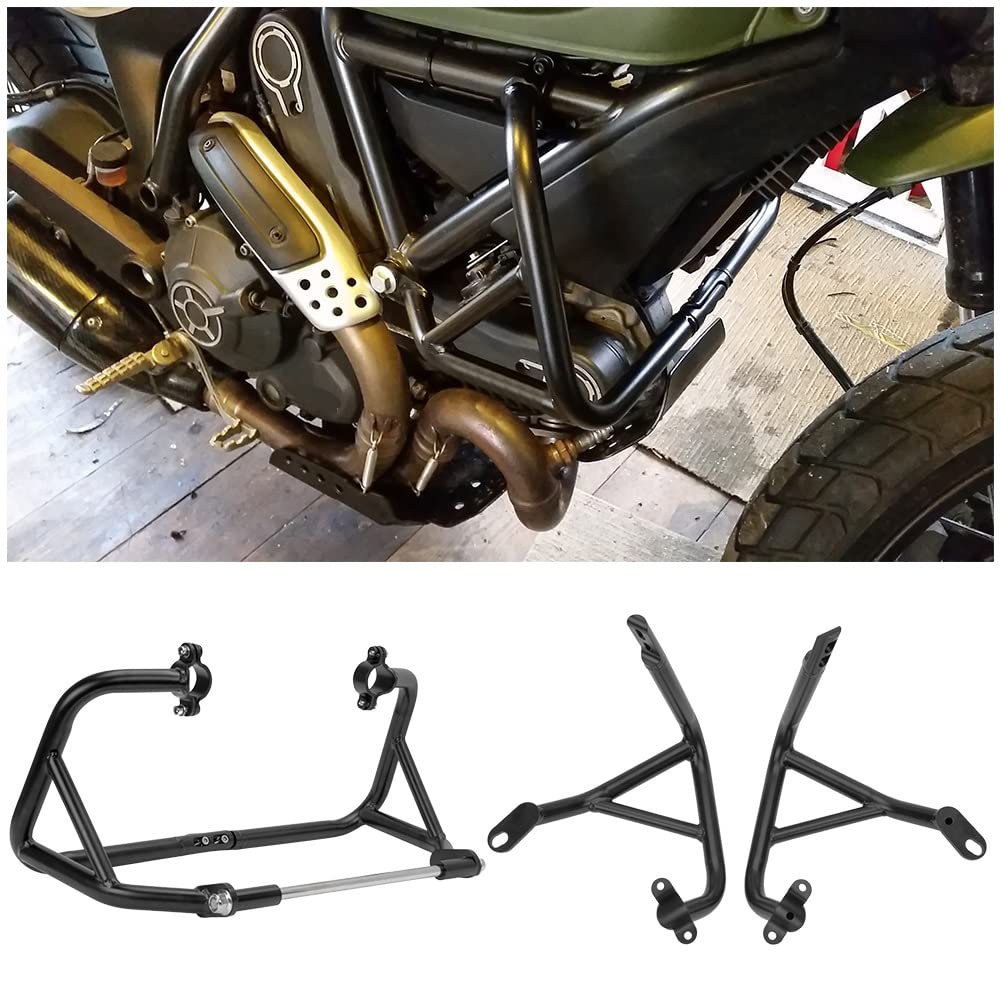 Moto Autostrada Motore Guard Crash Bar Telaio Protezione dalla caduta Paraurti Cursori per Scrambler Full Throttle Icona Sixty2 Accessori Parti 2015 2016 2017 2018 2019 2020 2021 2022