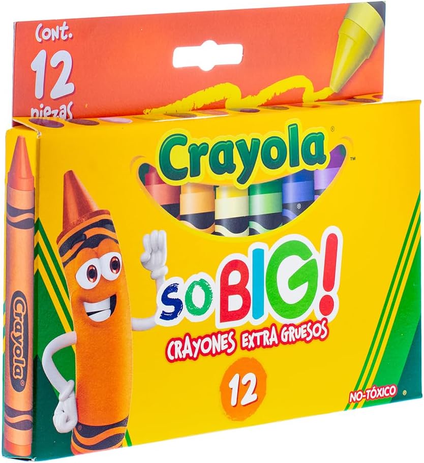 CRAYOLA Crayon Extra Jumbo So Big, 12 Pack