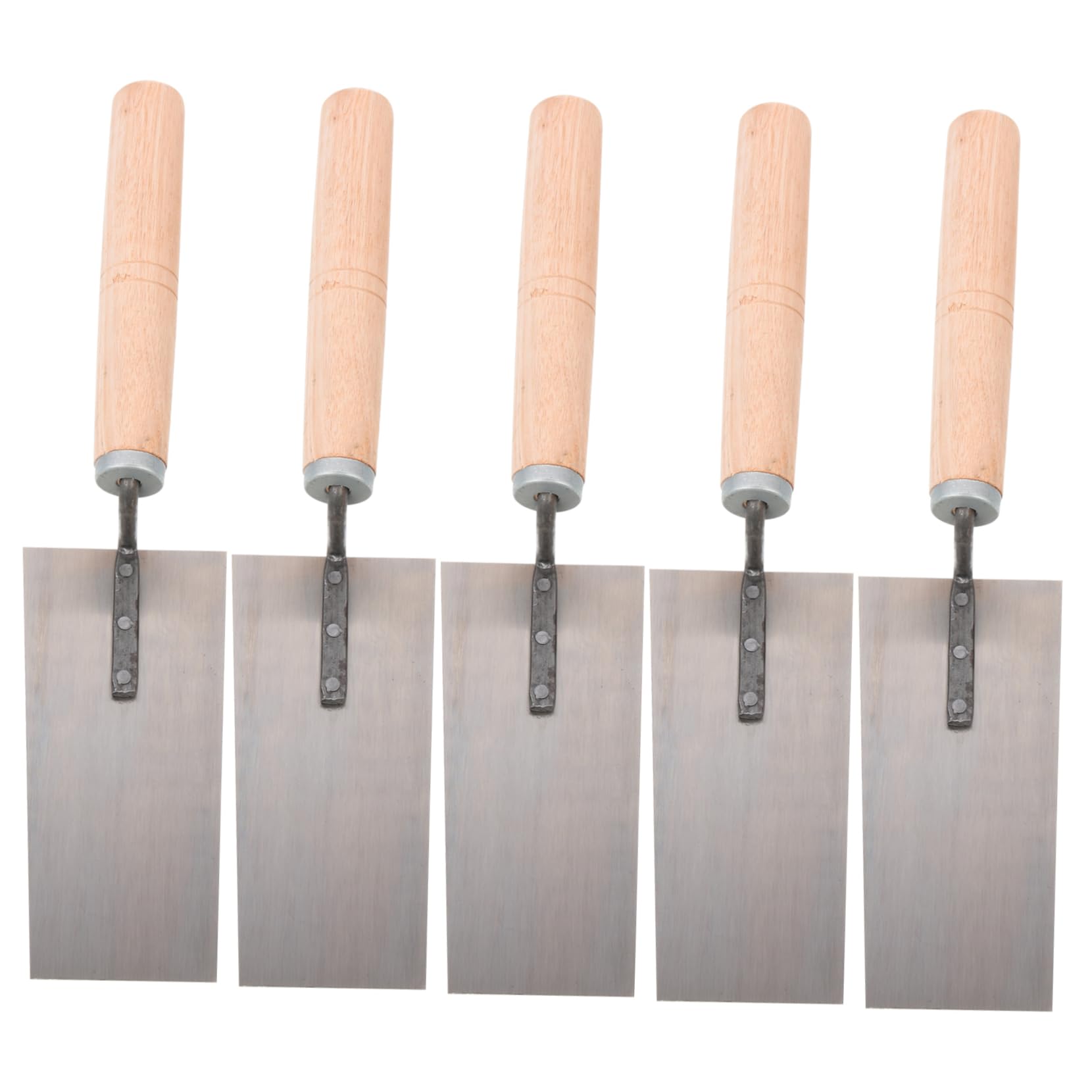 Espátulas de Construcción de Acero Inoxidable, 5 Piezas, Ligero