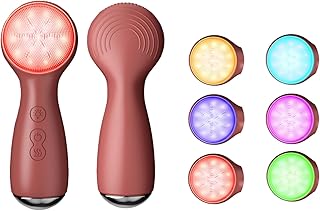 Colorido cepillo de lavado facial de silicona...